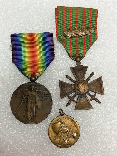 French wwi medal grouping - medal,