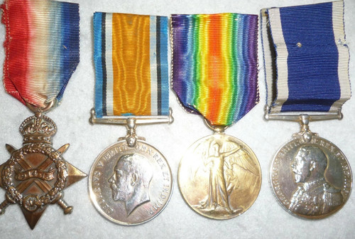 Ww1 long service medal - ww1, r.n.